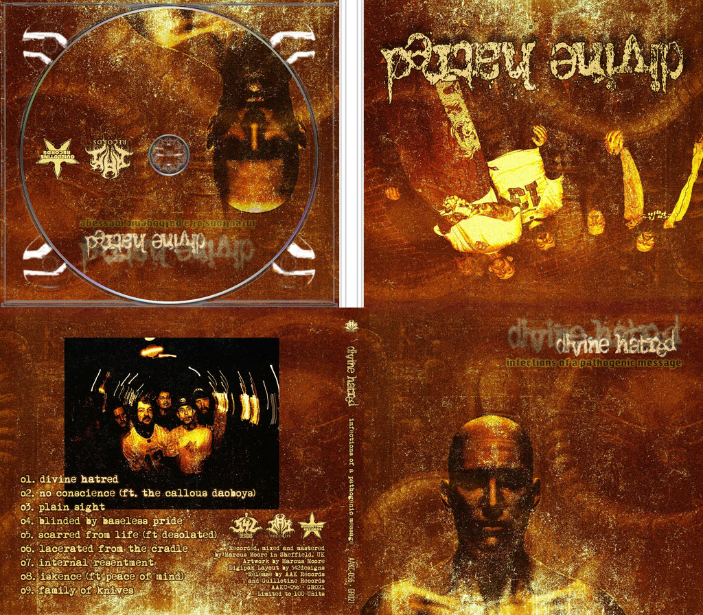 DIVINE HATRED - "INFECTIONS OF A PATHOGENIC MESSAGE" CD image 1