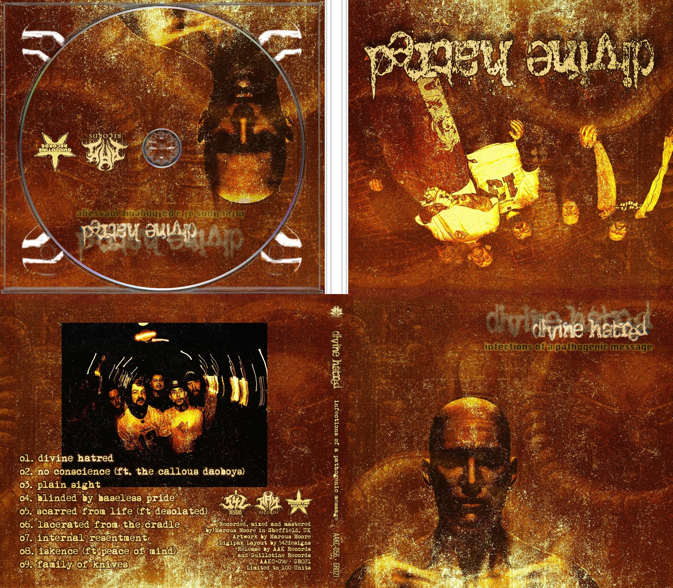 DIVINE HATRED - "INFECTIONS OF A PATHOGENIC MESSAGE" CD image 1