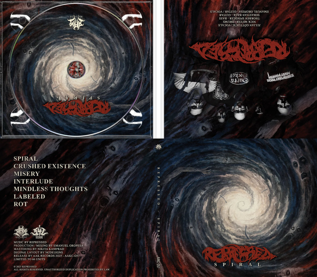 REPRESSED - "SPIRAL" CD image 1