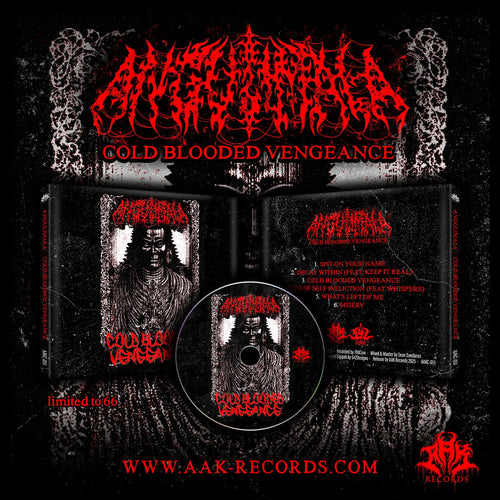 ANGULIMALA - "COLD BLOODED VENGEANCE" CD image 0